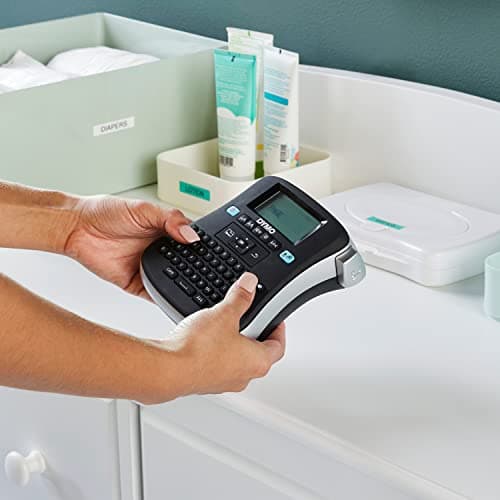 DYMO Label Maker 210D Label Maker, 2 Lines, 6 1/10w x 6 1/2d x 2 1/2h, 3" (1738976) 8