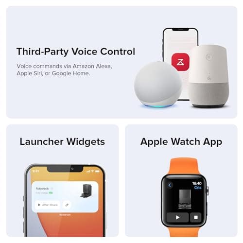 roborock Qrevo Plus Robot Vacuum and Mop with FlexiArm Design Edge Mopping, Self-Emptying, 10 mm Liftable Mops, Auto Mop Washing & Drying, Reactive Tech Obstacle Avoidance, 7,000 Pa Suction, Black 9