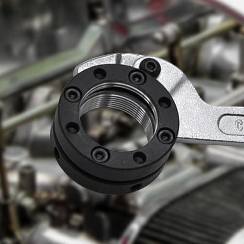 LEONTOOL Adjustable C Spanner Hook Wrench Tool Adjustable Pin Spanner Wrench Tool for Mechanical Equipments Vehicles Tighten Lock Nuts & Bearings, Round Head, 3/4-2"(19-51mm), Chrome-Vanadium Steel 2