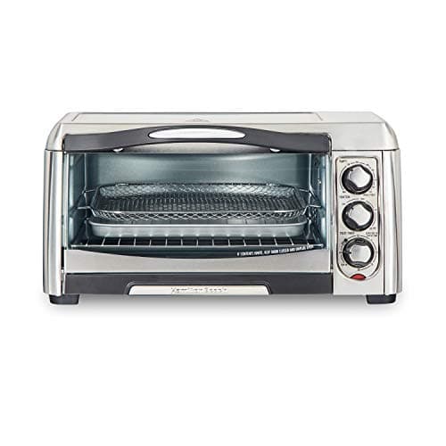 Hamilton Beach Air Fryer Countertop Toaster Oven with Large Capacity, Fits 6 Slices or 12” Pizza, 4 Cooking Functions for Convection, Bake, Broil, Easy Access, Sure-Crisp, Stainless Steel (31323) 5