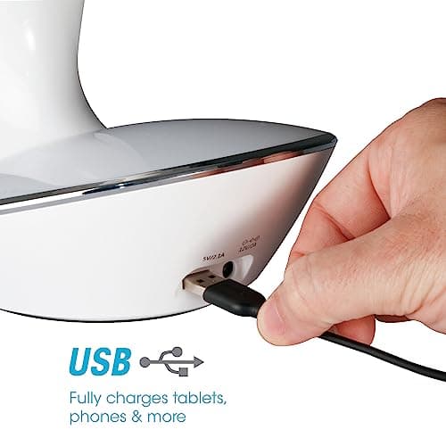 OttLite LED Desk Lamp with Color Changing Base and USB 7