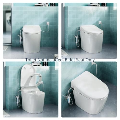 ​UCALAFEE Electric Bidet Seat Round White, Heated Seat with Endless Warm Water & Warm Air Dryer, Self-Cleaning Nozzle with Clean Plus Technology for Enhanced Hygiene​ 6