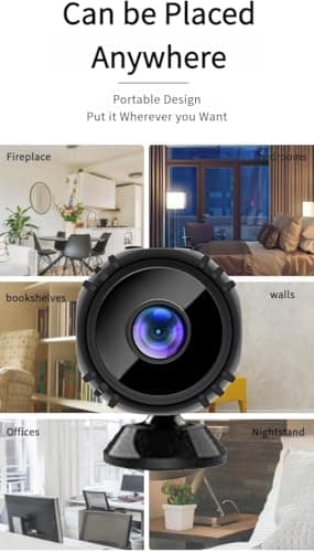 OFFABC Hidden Camera,Mini Spy Camera, Nanny cam Hidden Camera, Magnetic Miniguard Cam, Night Vision AI Motion Detection Alerts for Home Security 7