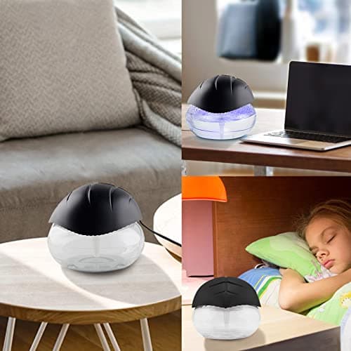 ap airpleasure Water-Based Purifier Air Washer, Air Revitalizer & Freshener, Air Fresher with 7 LED Color Changing Light for Rooms (Black) 8