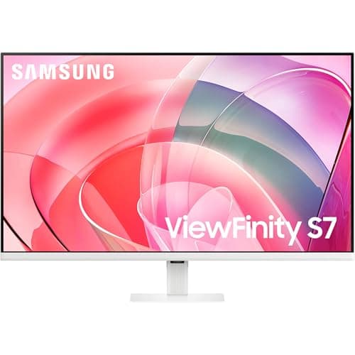 Samsung 32-in S70D 4K HDR LED Computer Monitor - LS32D701EANXZA - White
