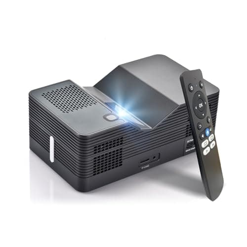AAXA M8 UST Ultra Short Throw 4K Laser Projector 1100 LD Lumens, BT 5.4, WiFi 6, USBC Mirroring, 2xHDMI, Optical Audio, Efocus, Auto Keystone, Smart Technology