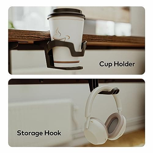 FAMISKY Electric Standing Desk, 63 x 24 Inches Height Adjustable Desk, Ergonomic Home Office Computer Workstation with Vertical Splice Board, Rustic Brown 8