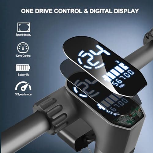 Electric Scooter for Adults - 500W Motor/10”Solid Off-Road Shock Tire,24MPH Max Speed Folding E-Scooter,Front and Rear Dual Suspension Lightweight Scooter for Campus Passage Urban Travel,UL Certified 7