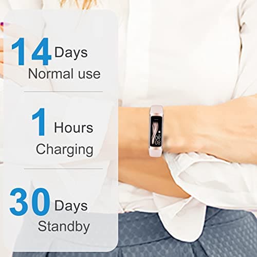 Zeacool Fitness Tracker with 24/7 Heart Rate, Blood Oxygen Blood Pressure Sleep Monitor, Activity Trackers 5 ATM Waterproof,Step Calorie Counter Pedometer Health Smart Watch for Women Men Pin 7
