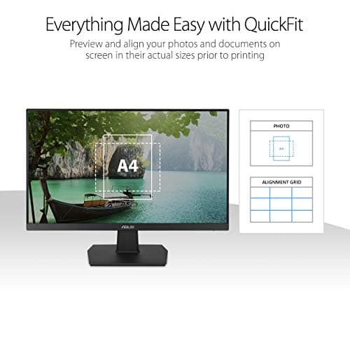 ASUS VA27EHE Eye Care Monitor Full HD,Black,27" Frameless (Renewed) 5