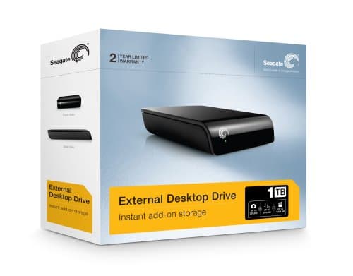 Seagate USB 2.0 External Hard Drive 1 TB USB 2.0 External Hard Drive ST310005EXA101-RK - Black 7