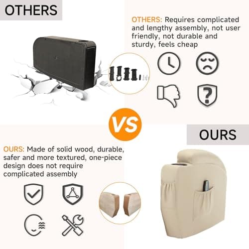 Korser Recliner Chair, Rocking Chair with Massage and Heat, 360° Swivel Recliner Chairs for Adults, Rocker Manual Recliner with Remote Control and Cup Holder for Living Room, Bedroom, Nursery 8