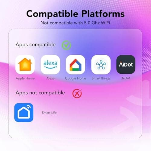 OREiN Matter Smart Light Bulb, Smart Light Bulbs Work with Apple Home, Alexa, Google Home, SmartThings, A19 Color Changing Light Bulbs 2.4Ghz WiFi, 800 Lumens Equivalent 60W 6Pack 5