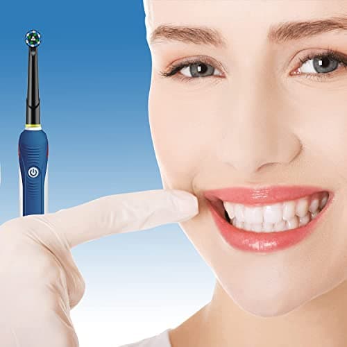 Aoxgao Replacement Heads Compatible with Oral B Electric Toothbrush, 16 Pcs Toothbrush Heads for Oral-b Braun Refill Pro 1000 2000 3000 500 Vitality Genius x (Black) 5