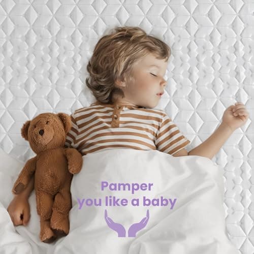 Firm Queen Mattress Topper with Removable Bamboo Cover, 3 inch Gel Memory Foam Bed Topper, Dual Firmness for Back Pain Relieve, Extra Hip/Shoulder/Lumbar Support, 365-Night Trial, CertiPUR-US 8