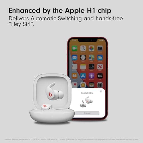 Beats Fit Pro (1st Gen) - True Wireless Noise Cancelling Earbuds - Active Noise Cancelling - Sweat Resistant Earphones, Compatible with Apple & Android, Class 1 Bluetooth® - Beats White 6