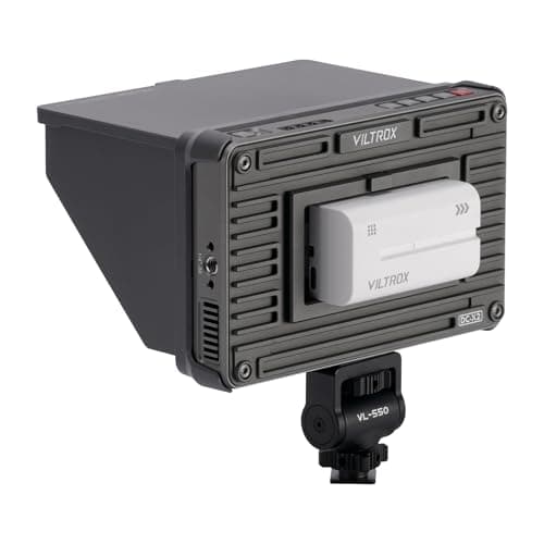 VILTROX 6" Camera Field Monitor, 2000nit HD 1920x1080 Touch Screen Portable Video Monitor, 4K HDMI Loop in/Out with 3D LUT, De-Squeeze, Peak Focus, with Sunshade Hood 5