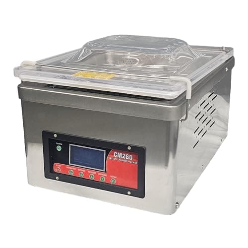 Chamber Vacuum Sealer, CM260, Perfect for Home and Commercial Kitchens, New Digital Control Panel