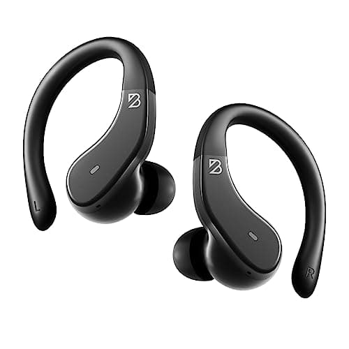Back Bay Audio - Runner's Wireless Earbuds Bluetooth Headphones for Sports, Hook Over The Ear Buds, Deep Bass, Wrap Around Earphones with Earhooks for Running, Workout Wireless Headphones for The Gym
