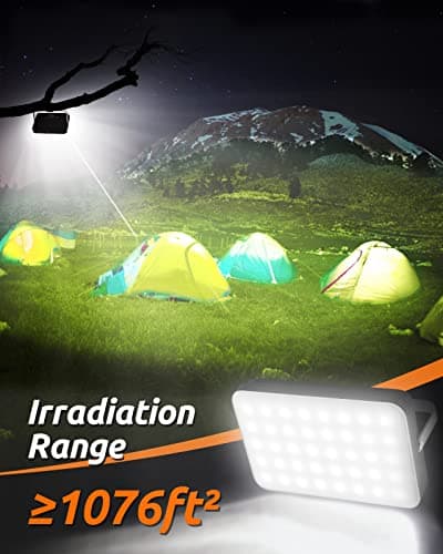 Eventek LED Camping Lantern Rechargeable, 20000mAh Portable Camping Lights up to 144 Hours & 4 Light Modes, IPX5 Waterproof Camping Essentials for Power Outages, Emergency, Tent, Outdoor 5