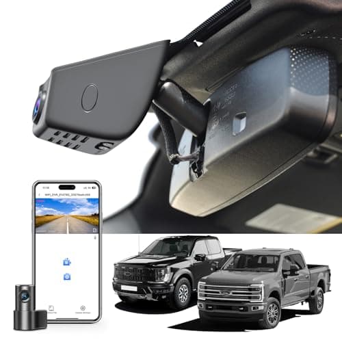 Mangoal Front 4K & Rear 1080P Dash Cam fit for Ford F150 2018-2026 F250/F350/F450 Super Duty 2020-2026 XLT Lariat King Ranch Raptor Limited Platinum (Model A), Free App & WiFi, 128GB Card