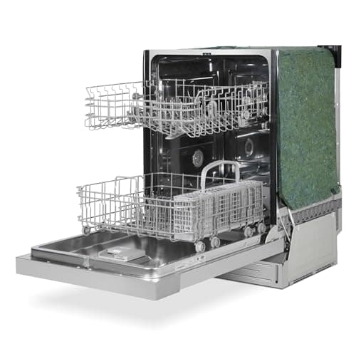 COSMO COS-DWD24FBR 24 in. Front Control Built-In Tall Tub Dishwasher in Fingerprint Resistant Stainless Steel 8