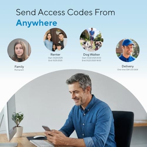 ULTRALOQ U-Bolt Pro WiFi Smart Lock with Door Sensor, 8-in-1 Keyless Entry Door Lock with Fingerprint ID, App Remote Control, Built-in WiFi Keypad Deadbolt, Auto Unlock, IP65 Waterproof, Easy Install 5