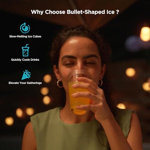 GoveeLife Smart Countertop Ice Makers, Portable Ice Maker Machine with Self-Cleaning, 6 Mins 9 Bullet Ice, 26lbs/24Hrs, Voice Remote for Home Kitchen Party Camping, with Ice Scoop Stainless Silver 9