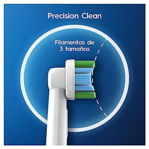 Oral-B Precision Clean Replacement Brush Heads, CleanMaximiser Bristles, Pack of 8 5