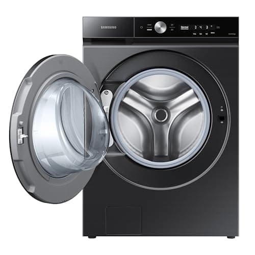 Samsung Bespoke 5.3 cu. ft. Ultra Capacity Front Load Washer with Super Speed Wash and AI Smart Dial, Brushed Black, WF53BB8700AVUS 8