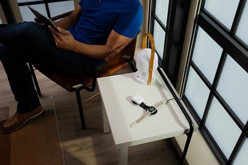 Butterfly 2-in-1 Compact Foldable Wireless Charger with Travel Adapter, 15W MagSafe Duo Charging for iPhone, Airpods, and Apple Watch 7