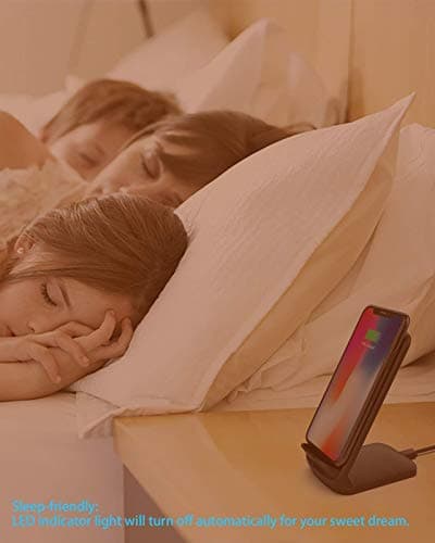 NANAMI Fast Wireless Charger, Qi Certified Wireless Charging Stand with PD20W Adapter USB Charger for iPhone 17/17 Air/17 Pro/17 Pro Max/16/15/14/13,10W for Samsung Galaxy S25/S24/S23/S22/S21/Note 20 5