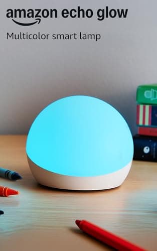 Echo Glow, Multicolor smart lamp, Works with Alexa 5