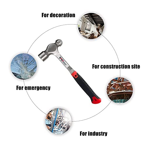 YIYITOOLS YY-7-002 Antivibe Ball Pein Hammer - 32oz 7