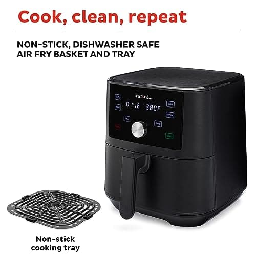 Instant Pot Vortex 4 Quart Air Fryer Oven,4-in-1 Functions,From the Makers of Instant Pot,Customizable Smart Cooking Programs,Nonstick and Dishwasher-Safe Basket,App With Over 100 Recipes 6