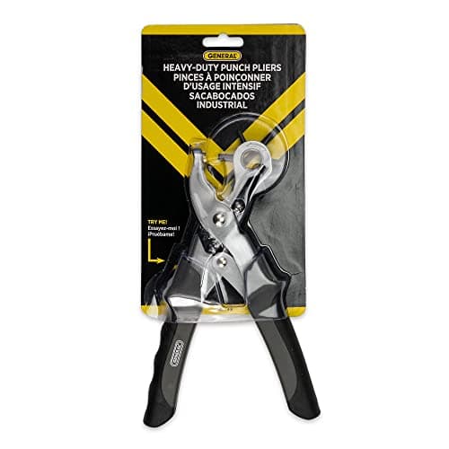 General Tools Revolving Punch Pliers 73 - 6 Multi-Hole Sizes For Leather, Rubber, & Plastic - Hobbies & Crafts 10