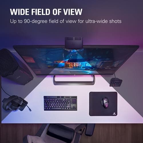 Elgato Facecam Pro, True 4K60 Ultra HD Webcam for Live Streaming, Gaming, Video Calls, Sony Sensor, Advanced Light Correction, DSLR Style Control, Wide Angle, works with OBS, Teams, Zoom, PC/Mac 7