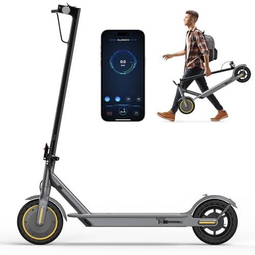 NAVIC Electric Scooter Adults, Powerful 350W Motor, Max 22 Miles Long Range, Top Speed 19 MPH, 8.5" Tires, E Scooter for Adults with APP Control