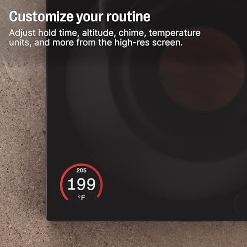 Fellow Stagg EKG Pro Electric Gooseneck Kettle – Precise Temperature Control, Quick Heating, Brew Timer, Scheduling, Stainless Steel, Pour-Over Coffee - 0.9L, Matte Black 6