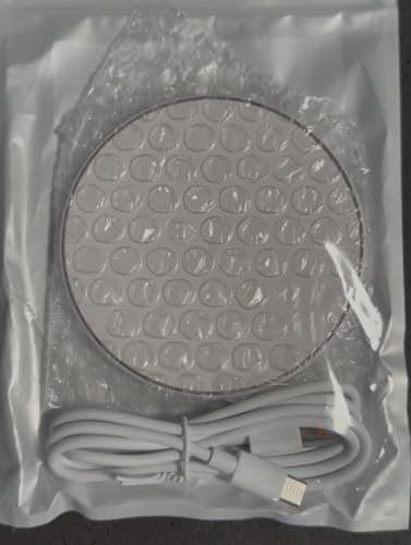 White Wireless Charger 50W Max Fast Wireless Charging Pad Compatible with iPhone 16/15/14/13/SE/12/11 Pro/XS Series, Samsung Galaxy S24/S23/S22 Series - Charging Cable Included. 5