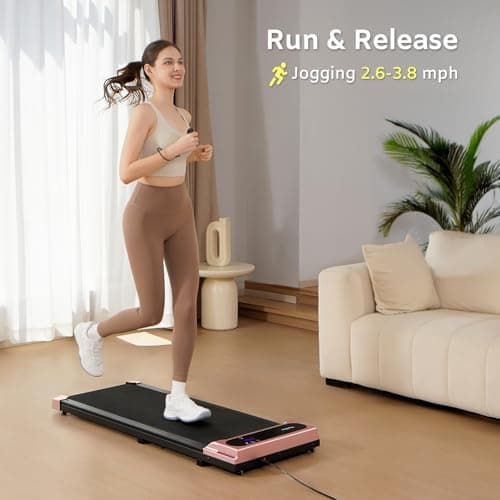 TheNeat Walking Pad, Under Desk Treadmill, Treadmills for Home & Office, Walking Jogging Running Machine, NeatWalk 7