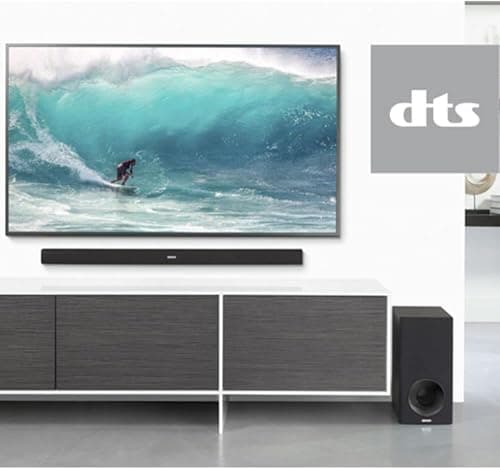 Denon DHT-S316 TV Sound Bar with Subwoofer, Wireless Home Theater Soundbar System | Virtual Surround Sound Technology | Wall-Mountable | Bluetooth Compatibility | Smart & Slim-Profile | Black 8