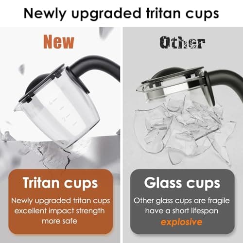 SOWTECH Coffee Machine, 3.5 Bar Espresso Cappuccino Machine with Milk Frother, 1-4 Cup Portable Coffee Maker for Latte, Cappuccino, 800W, Black 6