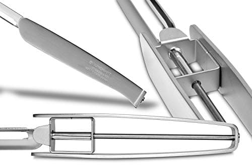 Stainless Steel Peeler, Long Vegetable Peeler, with plastic safety cover, 8.5 inch, Seki Japan 5