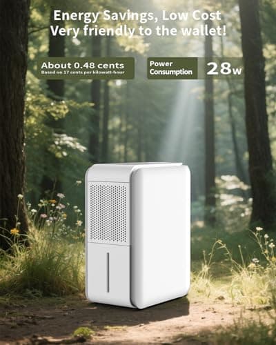 3 in 1 Dehumidifier, Humidifier & Aroma Diffuser with Air Combo One - 39Oz, Small Auto Purifier Humidity Control Quiet 27db Multifuctional Colorful Mist,for Bedroom/Bathroom/Bome/Basement(350 sq.ft) 11