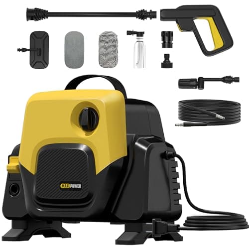 VERVEWAVE Electric Pressure Washer 2400 Max PSI -1.79 GPM Portable Pressure Washer with 360° Rotating 5-in-1 Nozzle, Power Washer with Foam Pot/Car Wash Kit for Cars, Driveways, Siding, Patios, Garden