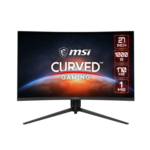 msi G271CQP E2, 27" Gaming Monitor, 2560 x 1440 (QHD), VA, 170Hz, FreeSync Premium, HDMI, Displayport, Tilt, Swivel, Height Adjustable,Pivot,Black