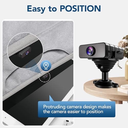 Criuste Hidden Camera， Nanny Cam for Home | 4K Ultra HD WiFi & SD Mini Camera, Free Cloud Storage, Works Online & Offline for Baby, Pet, and Indoor Monitoring (Deep Grey) 6