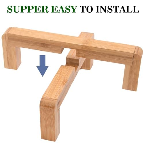 ARTORA Small Wood Plant Stand, Mid Century Modern Succulents Plant Pot Holder Decorative Planter Stand for Small Indoor Plants (Natural) 3