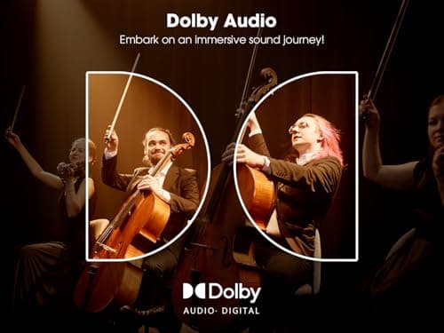 [Built-in Apps] Smart Projector with WiFi and Bluetooth, VIZONY Native 1080P Projector with Streaming APPs, Dolby Audio, Portable Mini Projector for Indoor Outdoor Use 5